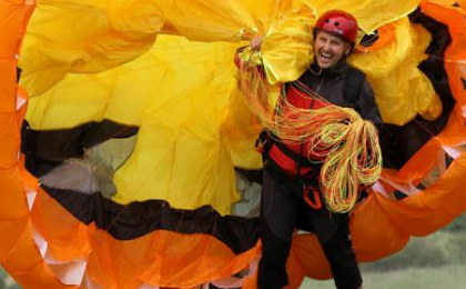 Paragliding v Lysicích